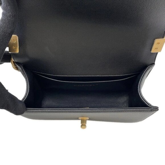 CHANEL Boy Chanel ChainShoulder Bag Size Small Calfskin Black - Picture 4 of 13